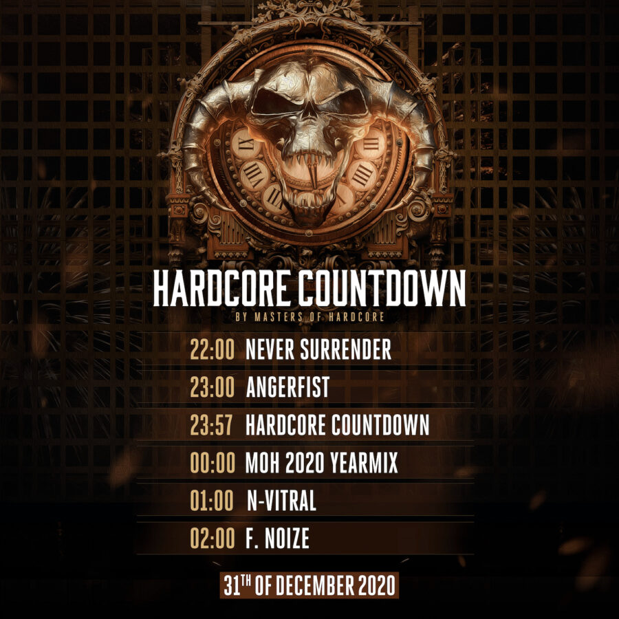 Hardcore countdown by Masters of Hardcore on December 31st! Masters of Hardcore