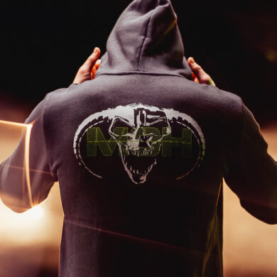 MOH neon green hoodie